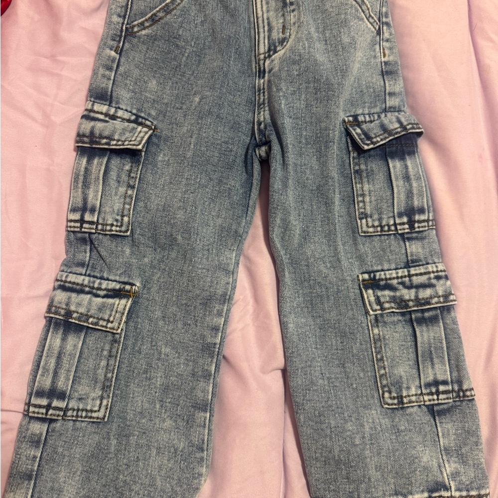 Blue Cargo Jeans